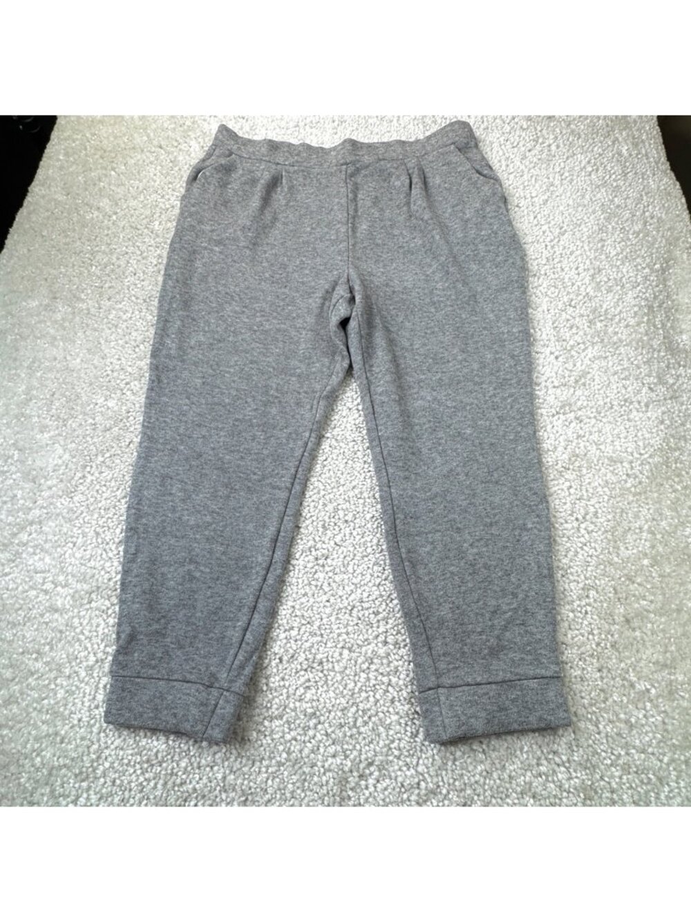 Express Super High Rise Skinny Jogger Heather Gray Oversized Womens XL